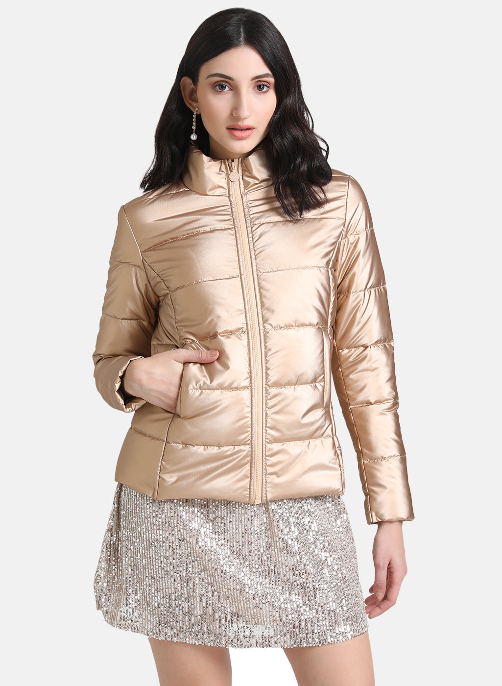 Metallic Down Jacket