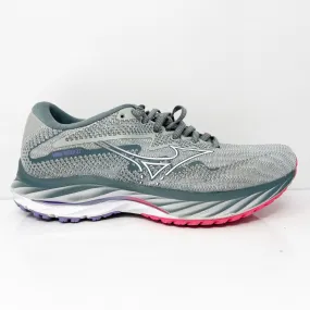 Mizuno Womens Wave Rider 27 411418 5F00 Gray Running Shoes Sneakers Size 8