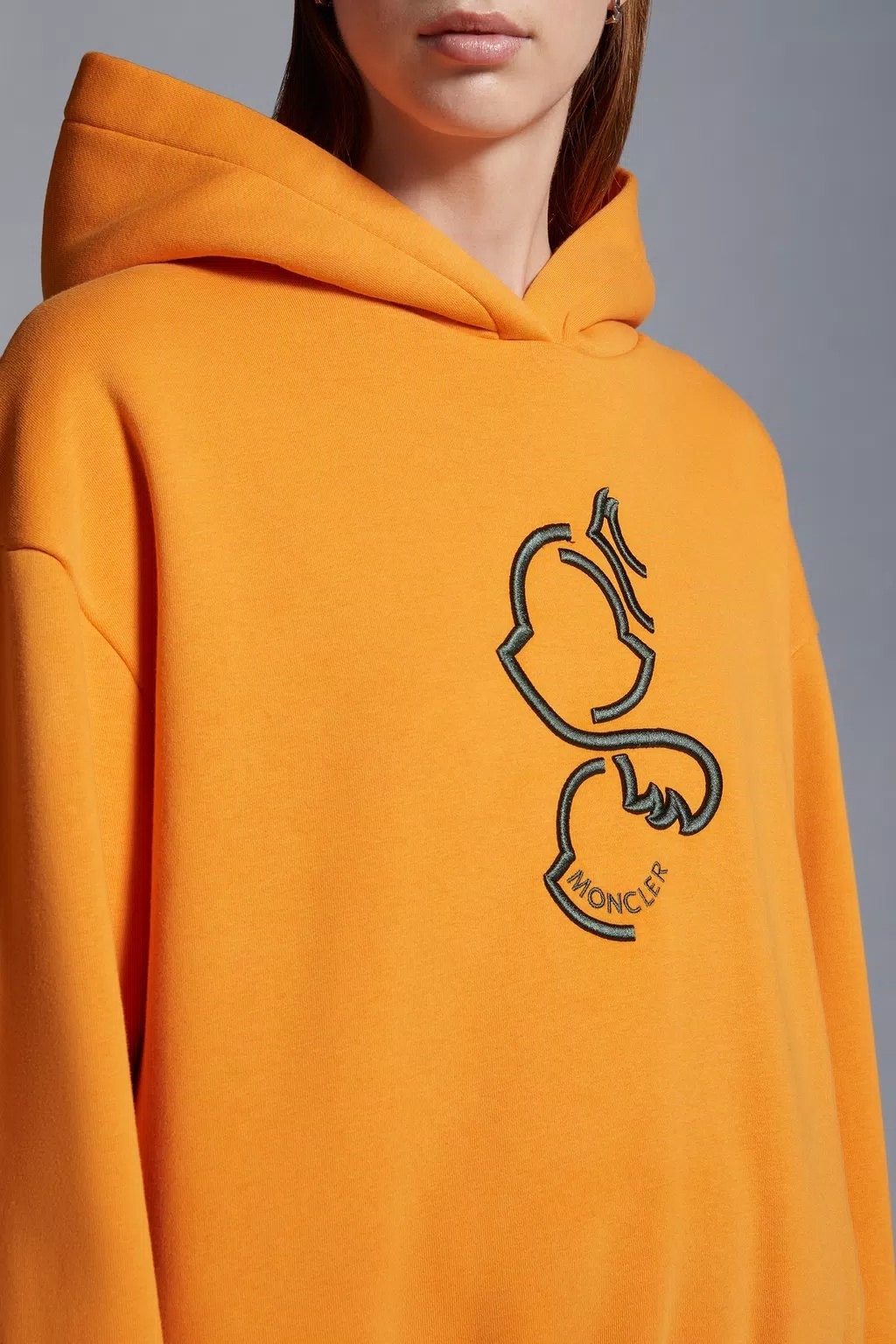 MONCLER  |Embroidered Logo Hoodie