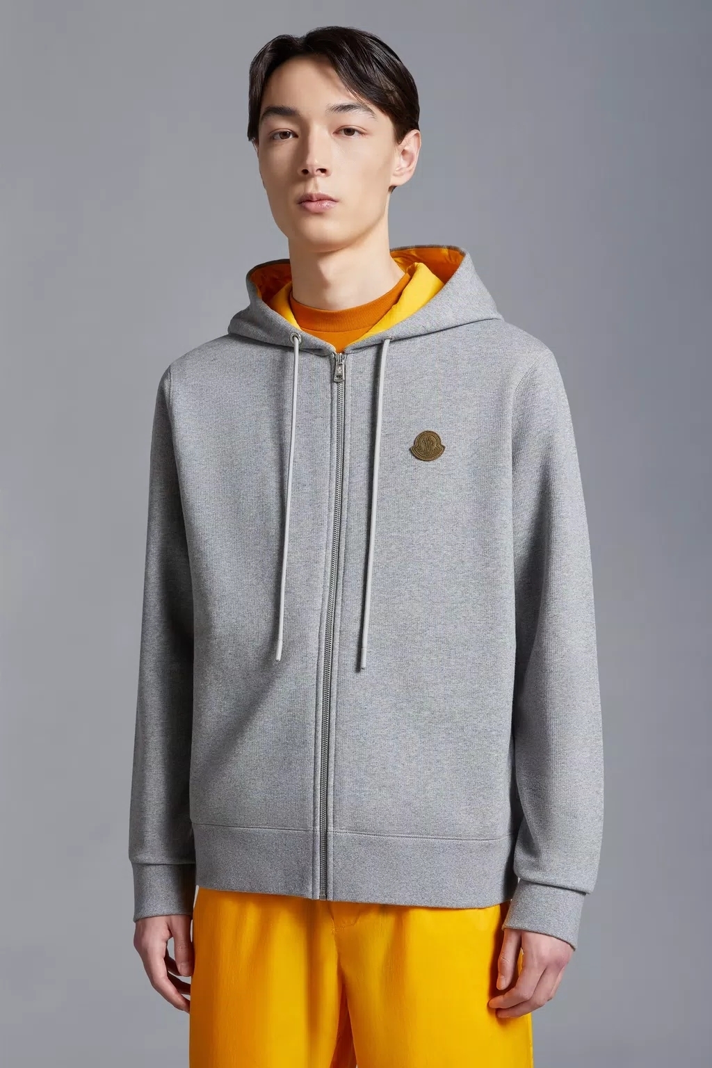 MONCLER  |Logo Patch Zip-Up Hoodie