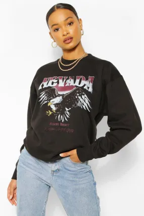 Nevada Graphic Oversized Sweater