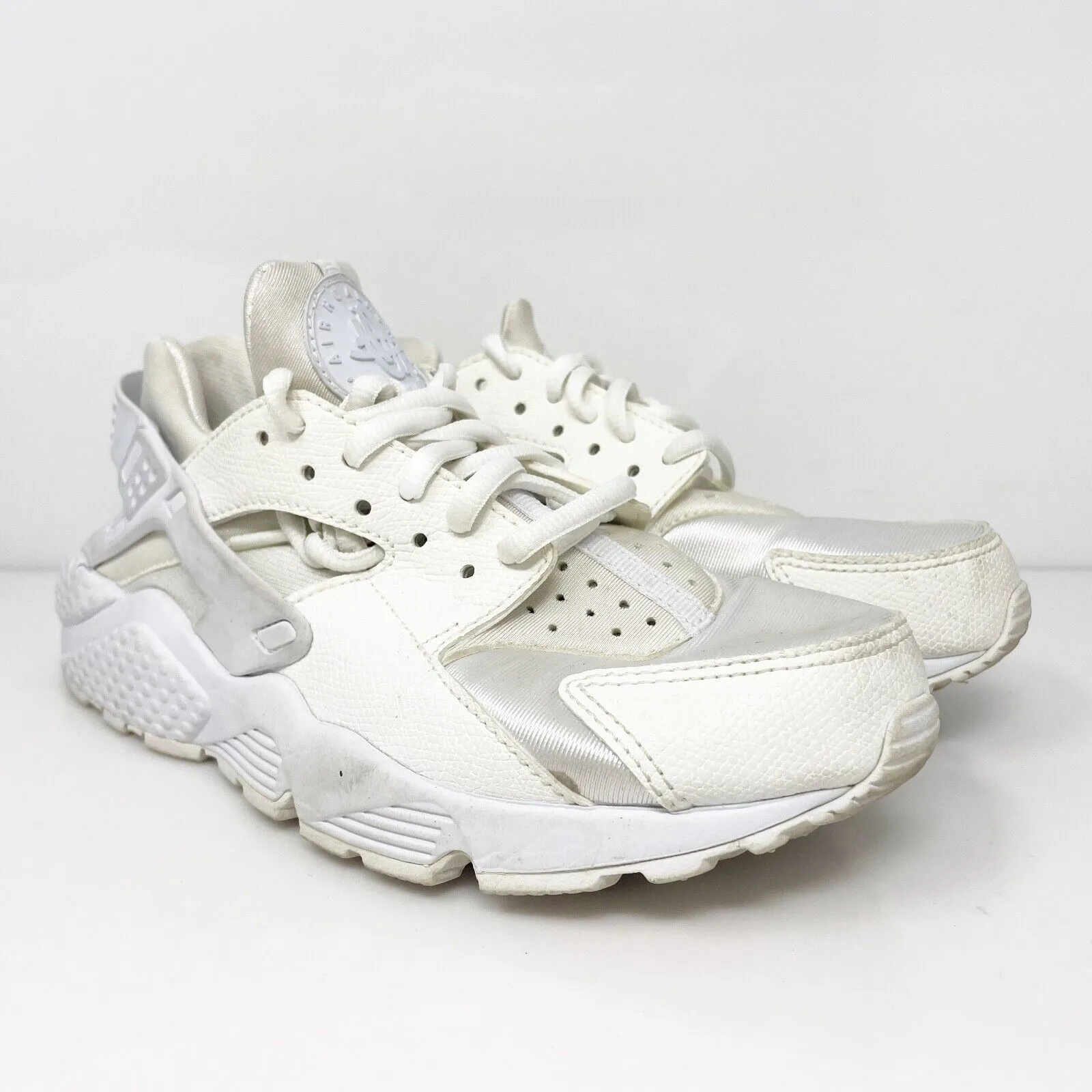 Nike Womens Air Huarache Run 634835-108 White Running Shoes Sneakers Size 6