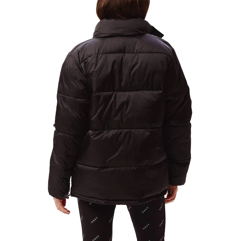 OBEY IRVING PUFFY COAT // BLACK