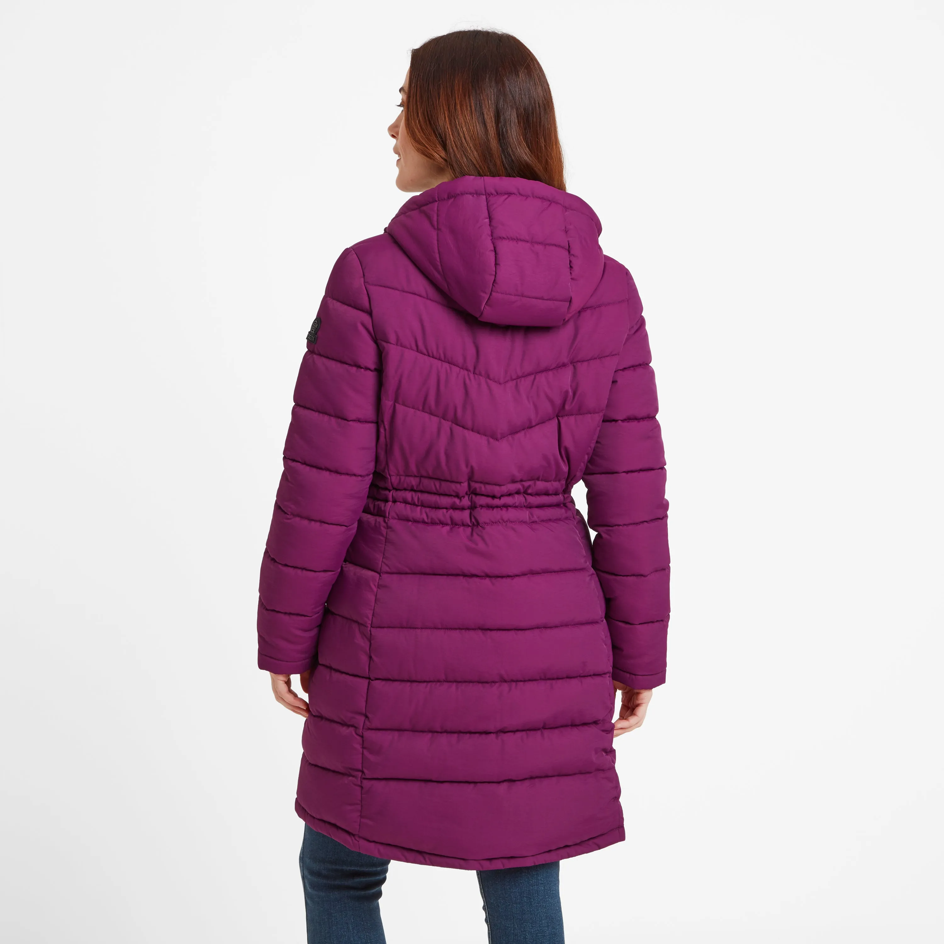 Orton Womens Padded Parka - Purple Berry