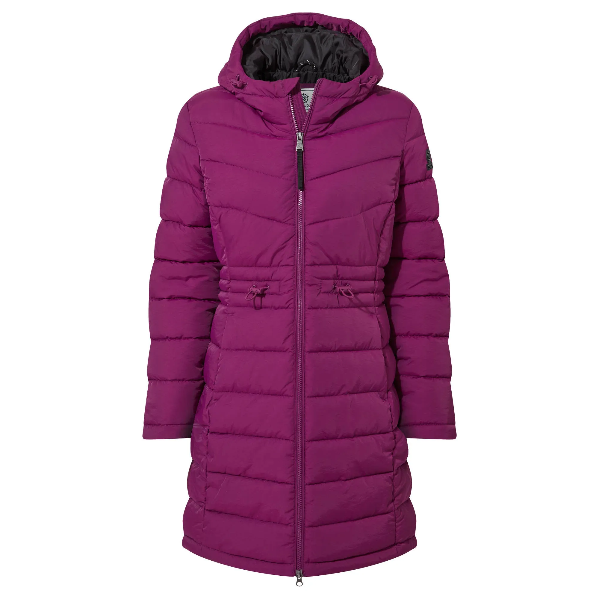 Orton Womens Padded Parka - Purple Berry