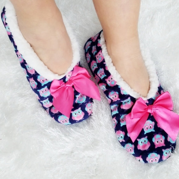 Owl Slippers House Shoes