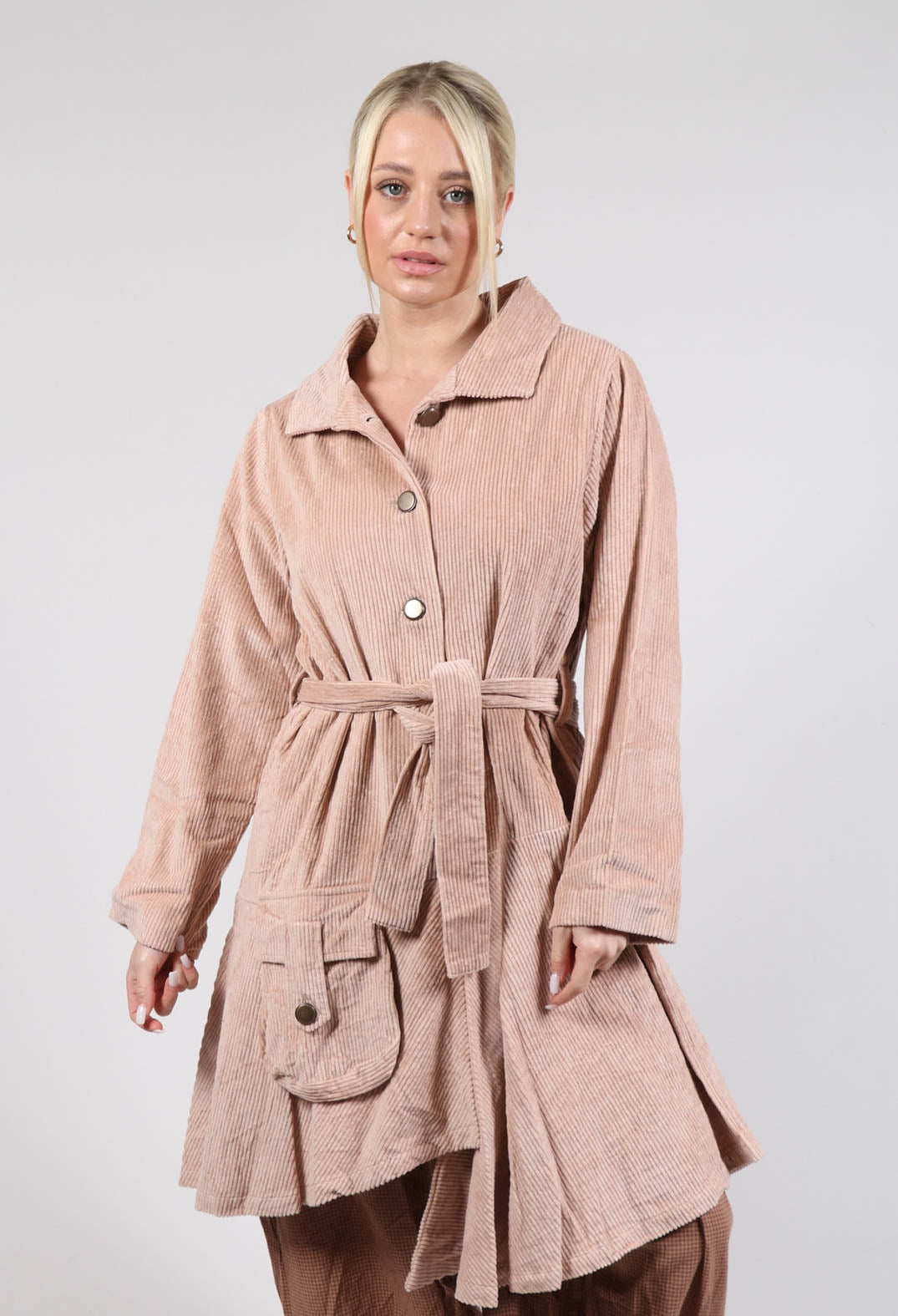 Pavot Coat in Rose