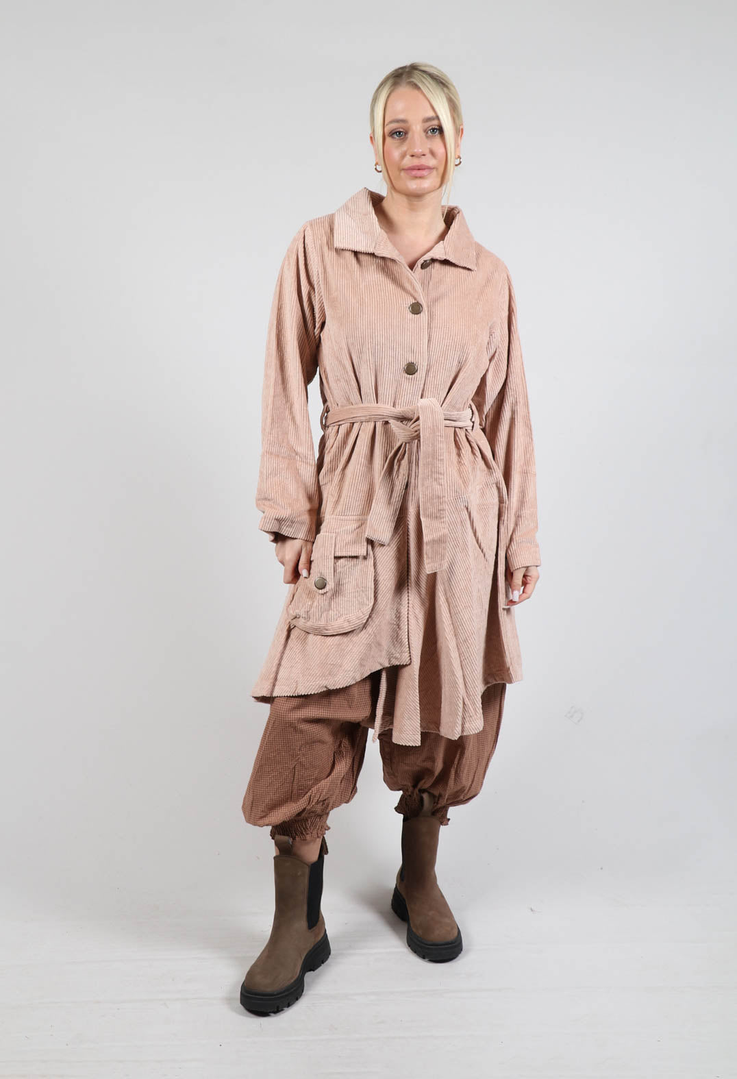 Pavot Coat in Rose