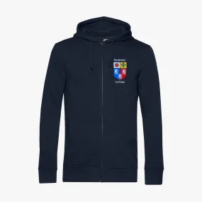 Pembroke College Men's Organic Embroidered Zip Hoodie