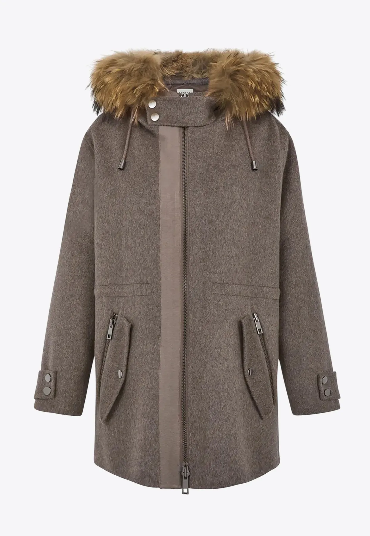 Pileak Faux Shearling-Trimmed Wool Parka