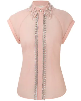 Pink Matchmaker Diamante Blouse