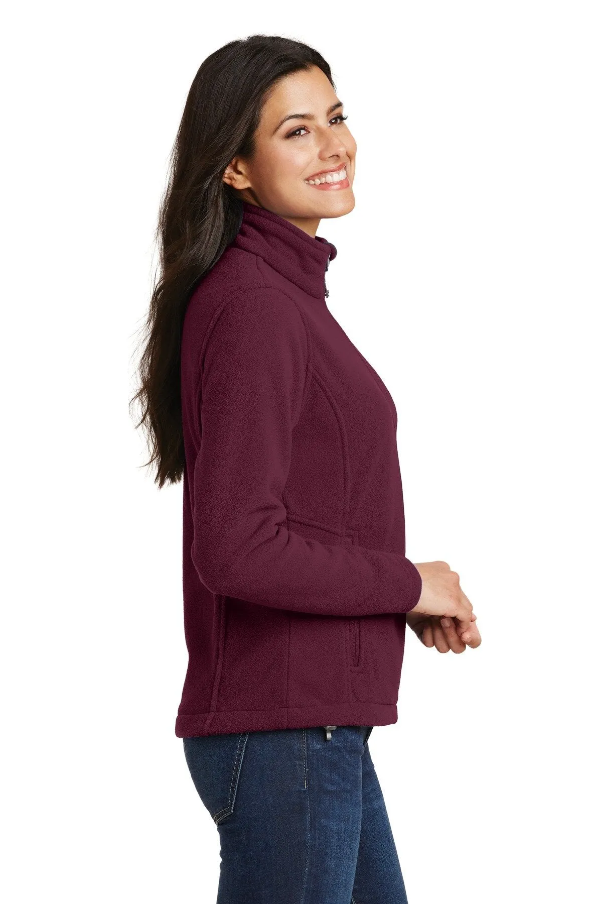 Port Authority Ladies Value Fleece Jacket L217 Maroon