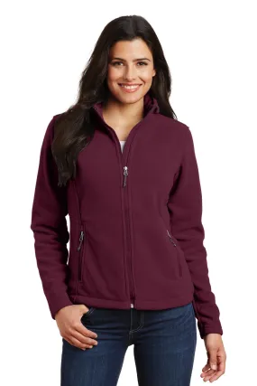 Port Authority Ladies Value Fleece Jacket L217 Maroon