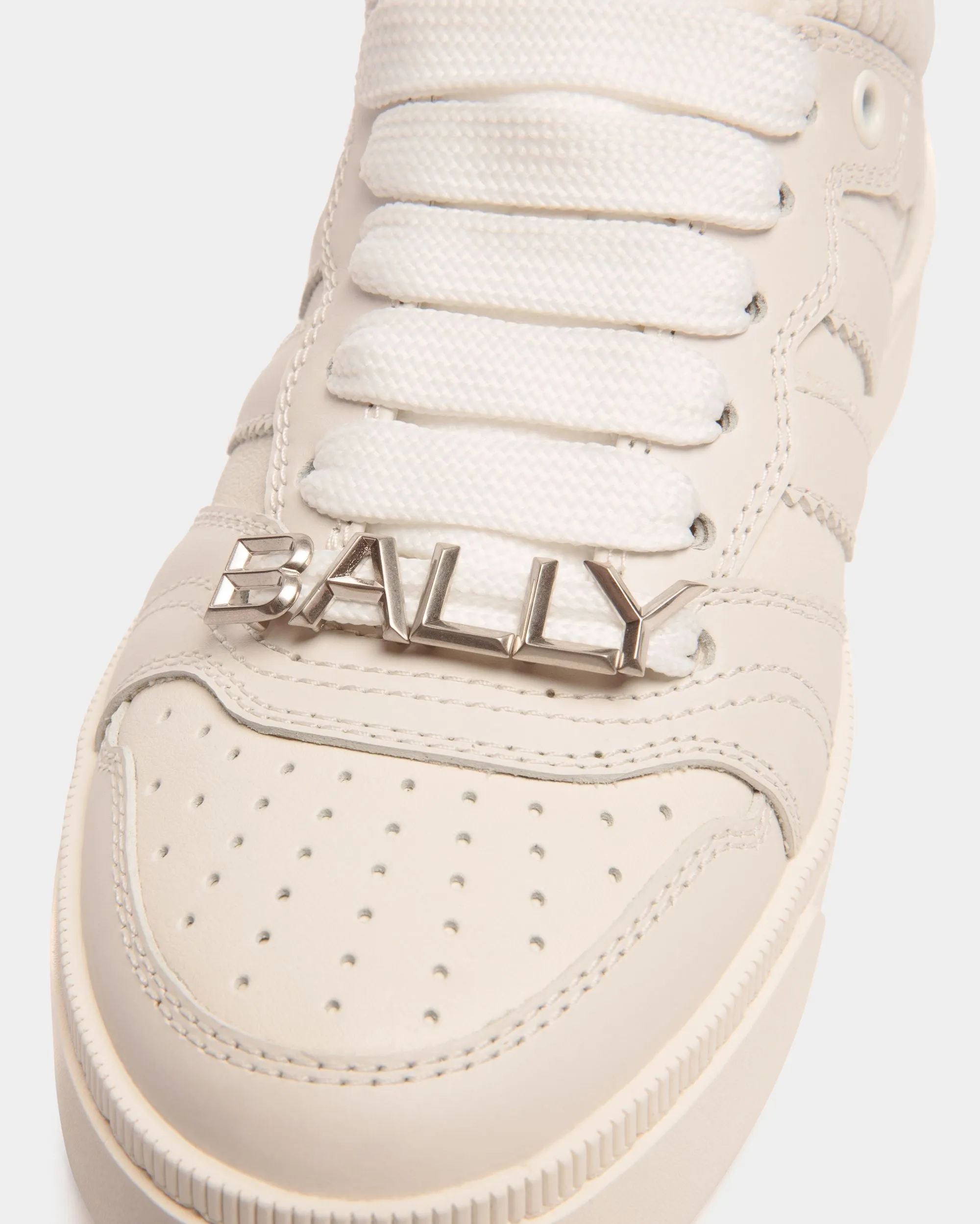 Raise Sneaker In White Leather 