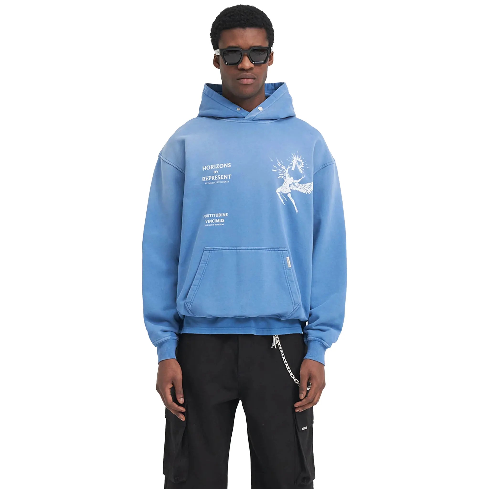 Represent Icarus Sky Blue Hoodie