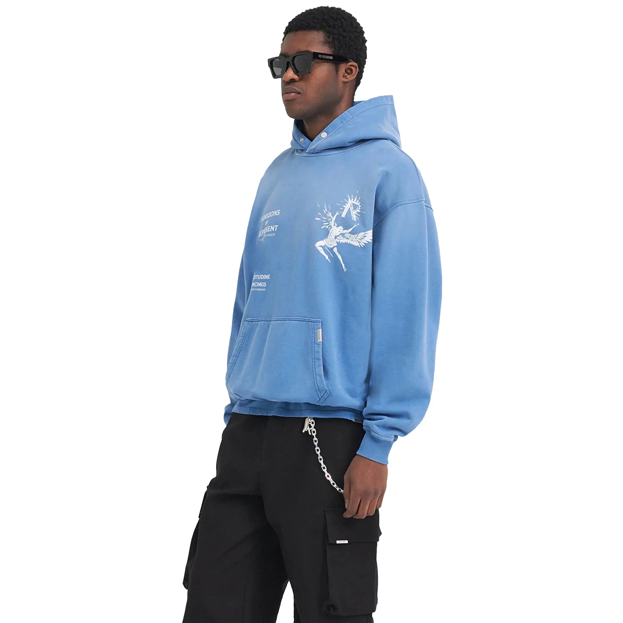 Represent Icarus Sky Blue Hoodie