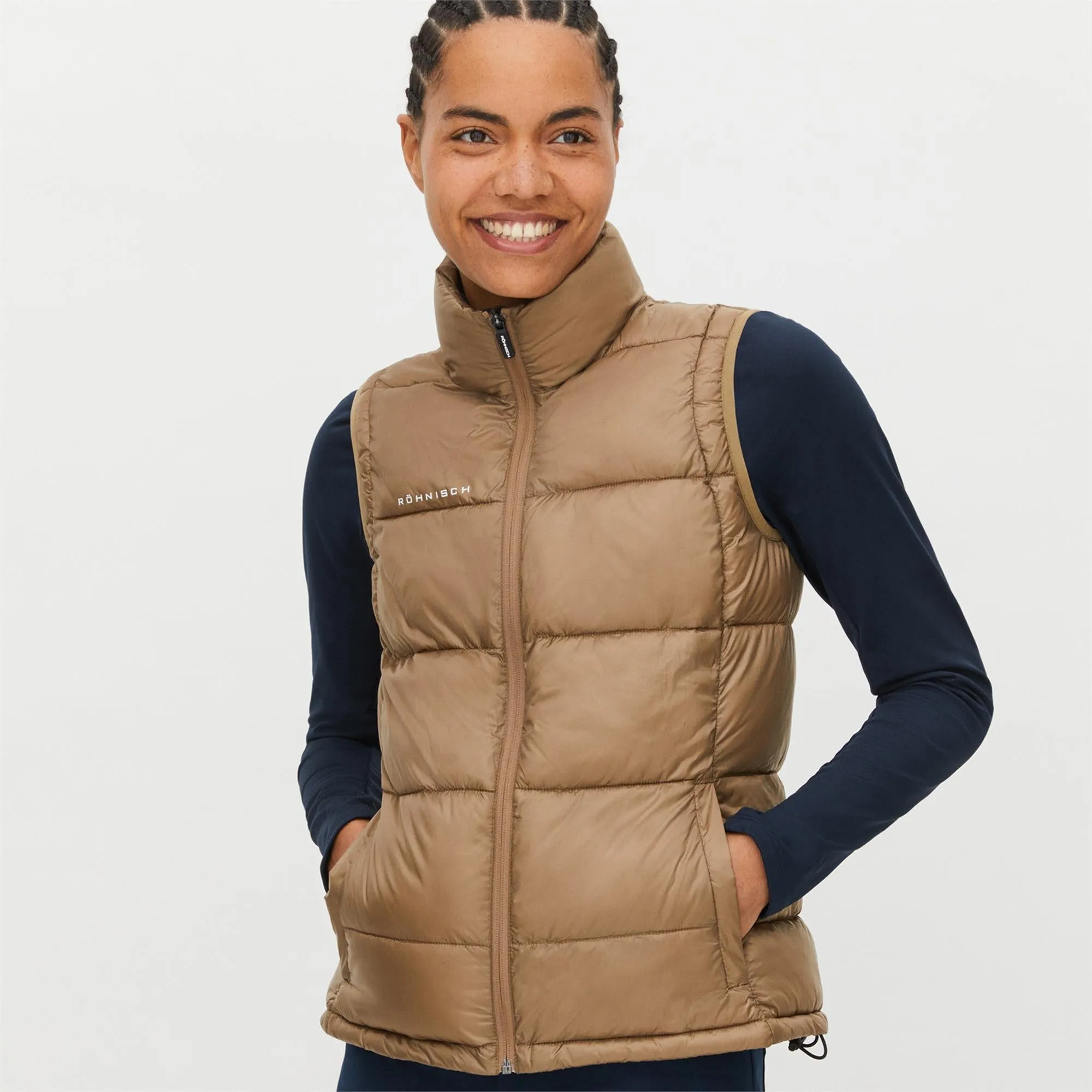 Rohnisch Avalon Ladies Golf Vest Nougat