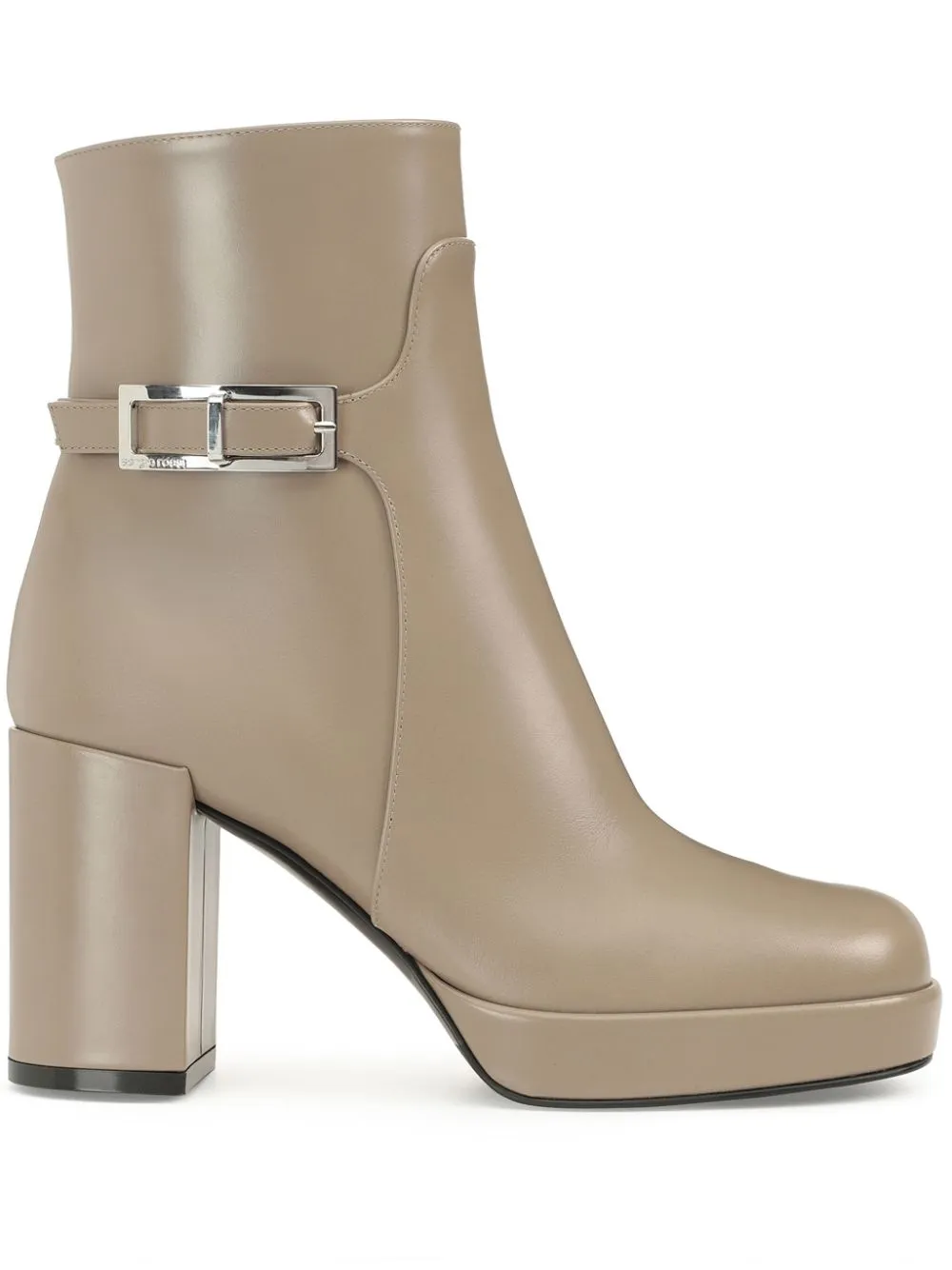 Sergio Rossi Nora leather boots - Neutrals