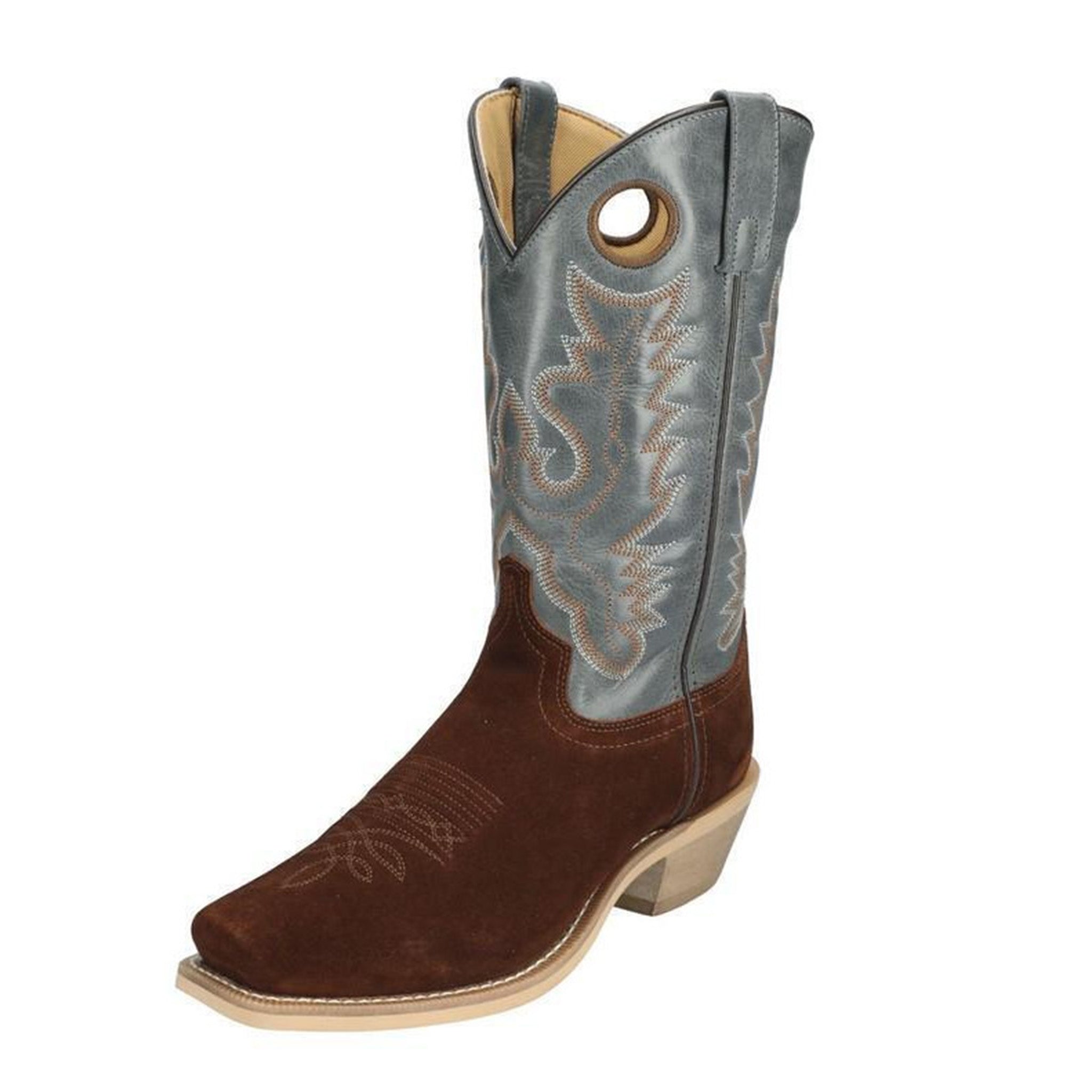 Smoky Mountain Men's Brown Rough Out/Blue