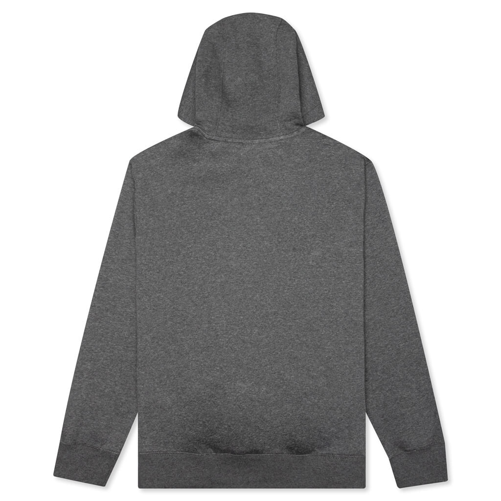 Sportswear Club Fleece Pullover Hoodie - Charcoal Heather/Anthracite/White