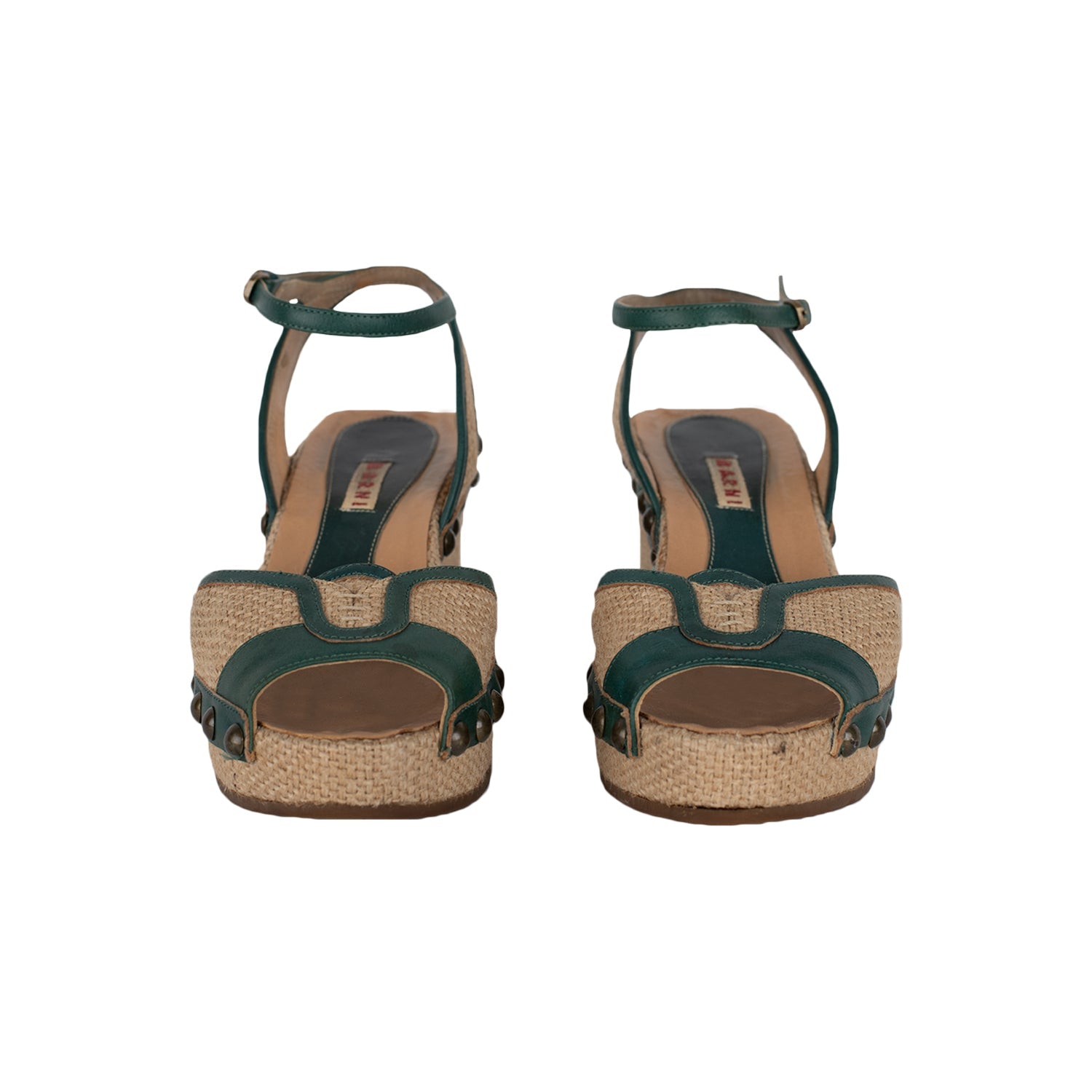 Straw Sandals Shoes - '10s