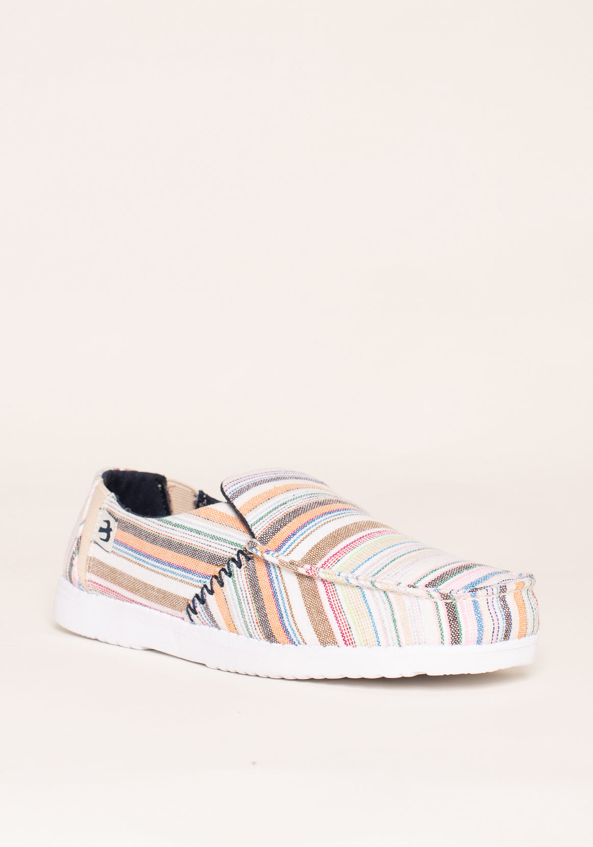 Stripe Slip On Shoes