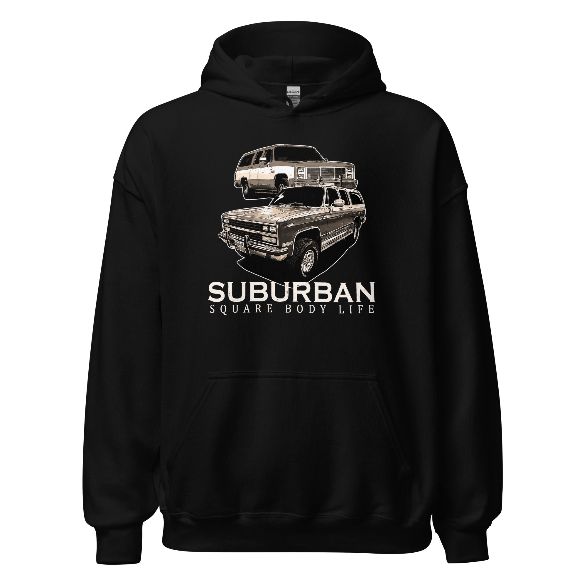 Suburban Square Body Life Hoodie Sweatshirt