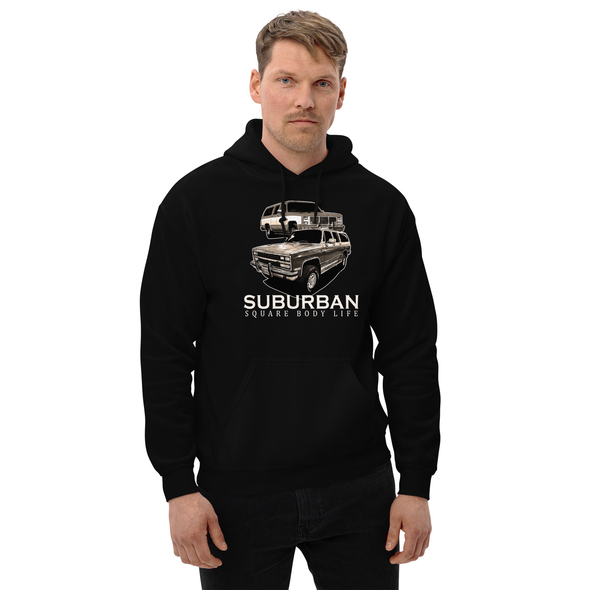 Suburban Square Body Life Hoodie Sweatshirt