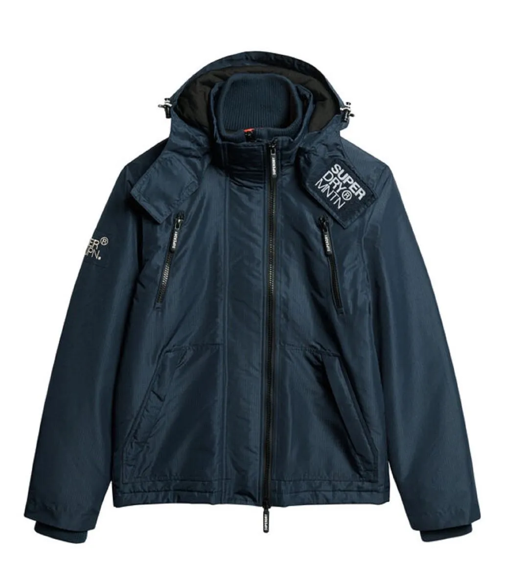 Superdry Hooded Yachter Windbreaker Jacket Eclipse Navy