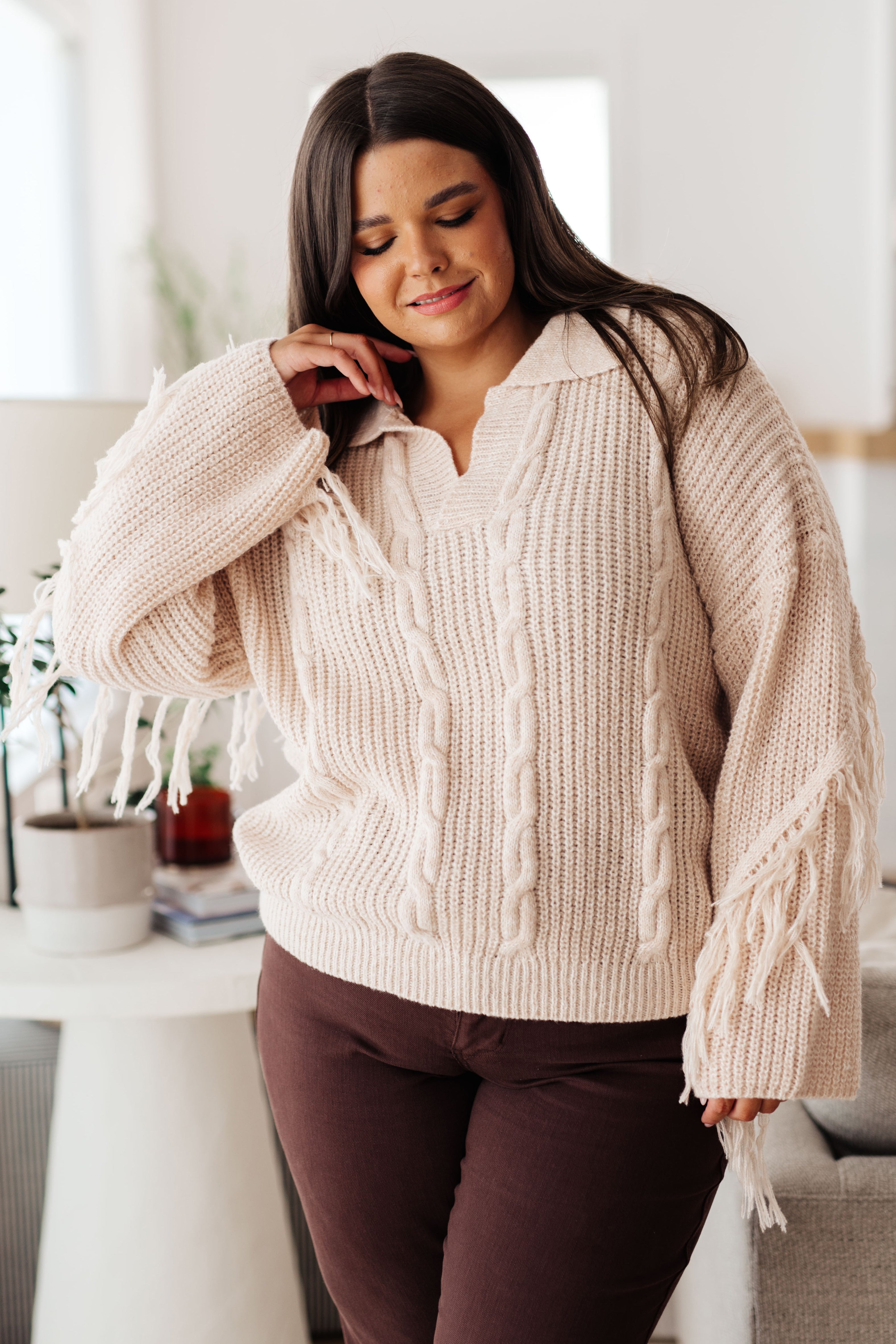 Sweetie Fringe Sweater