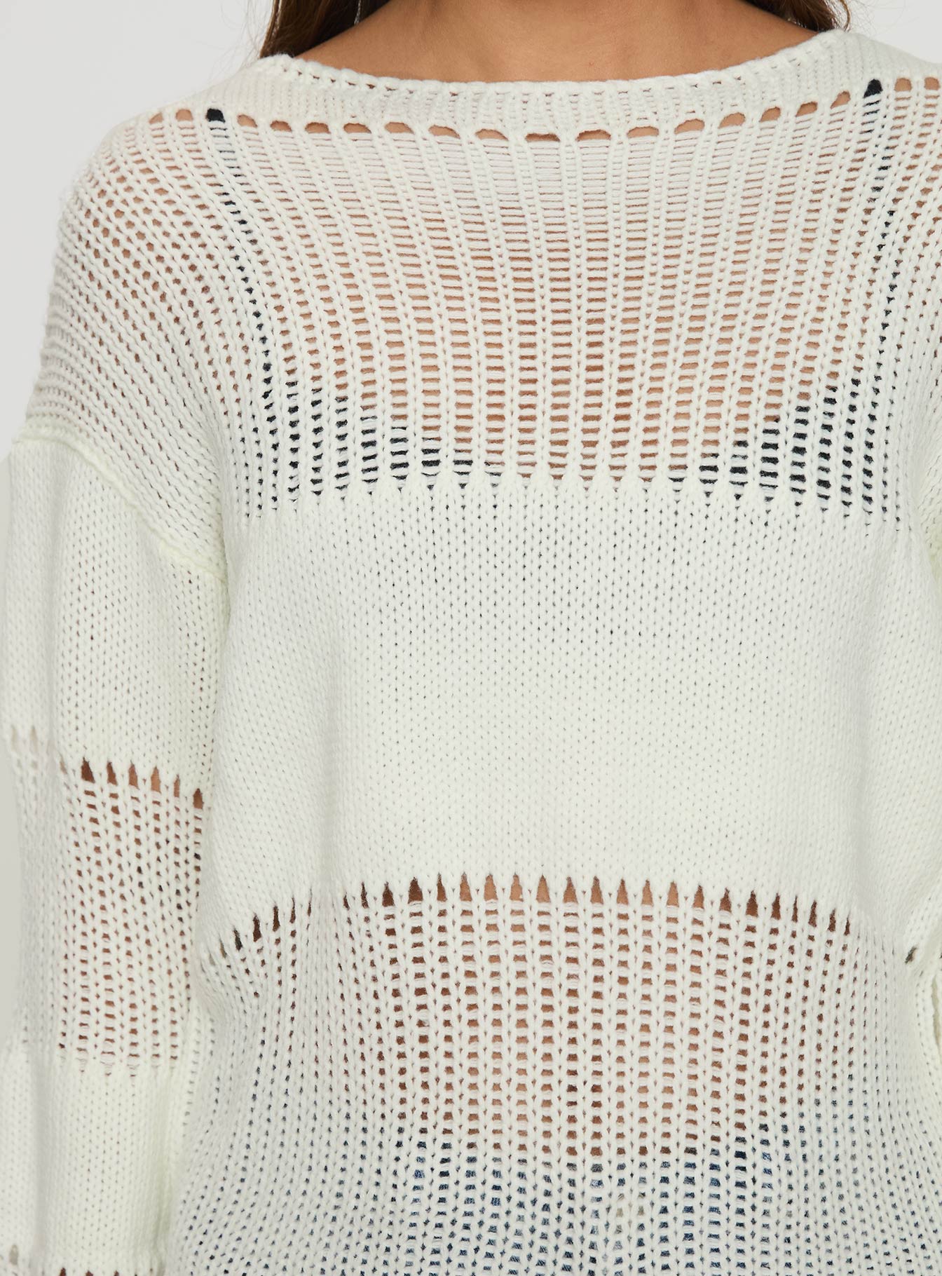 Throw On Sweater Cream