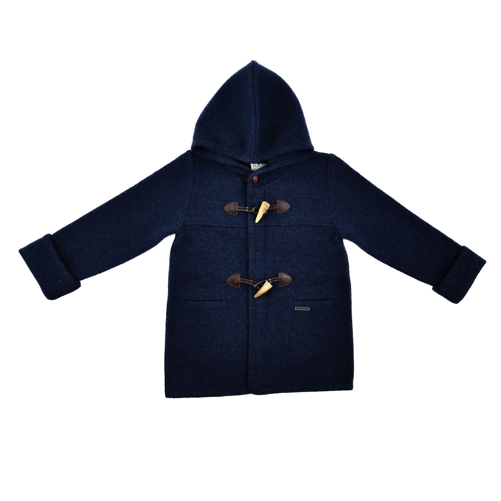 Toggle Coat with Hood - Navy