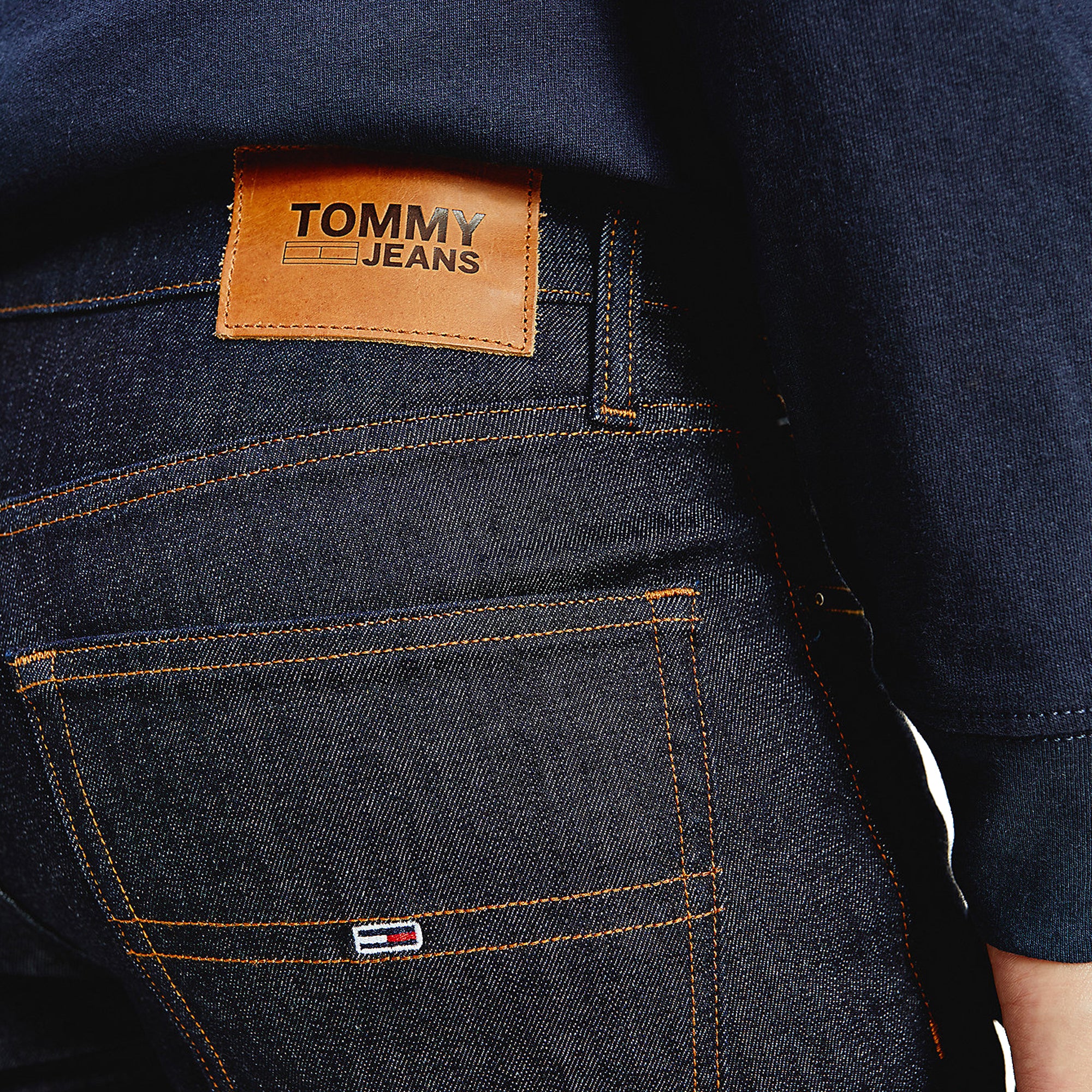 Tommy Jeans Scanton Slim Jeans - Rico Dark Rinse Stretch