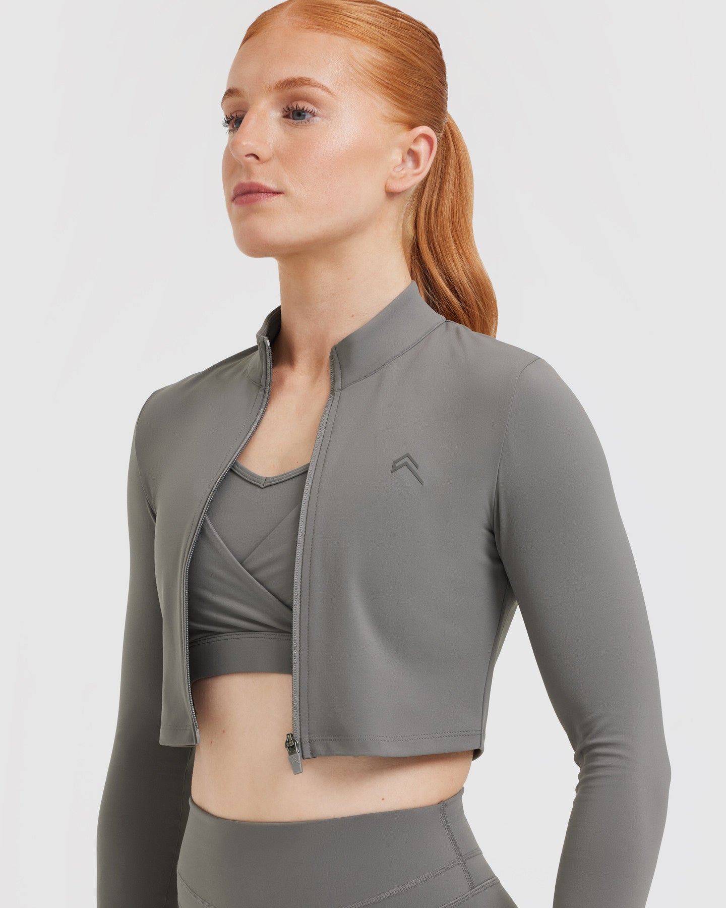 Unified Crop Jacket | Ash Grey