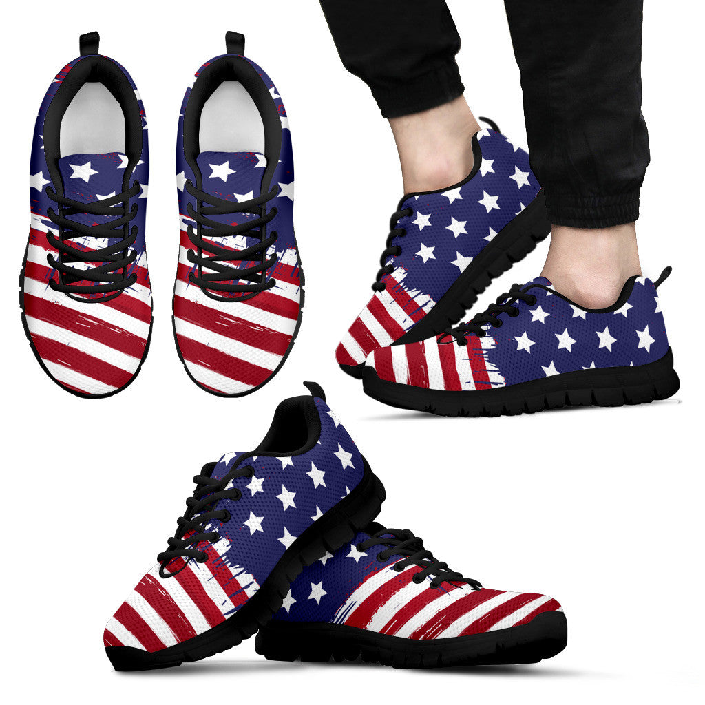 US Flag Running Shoes