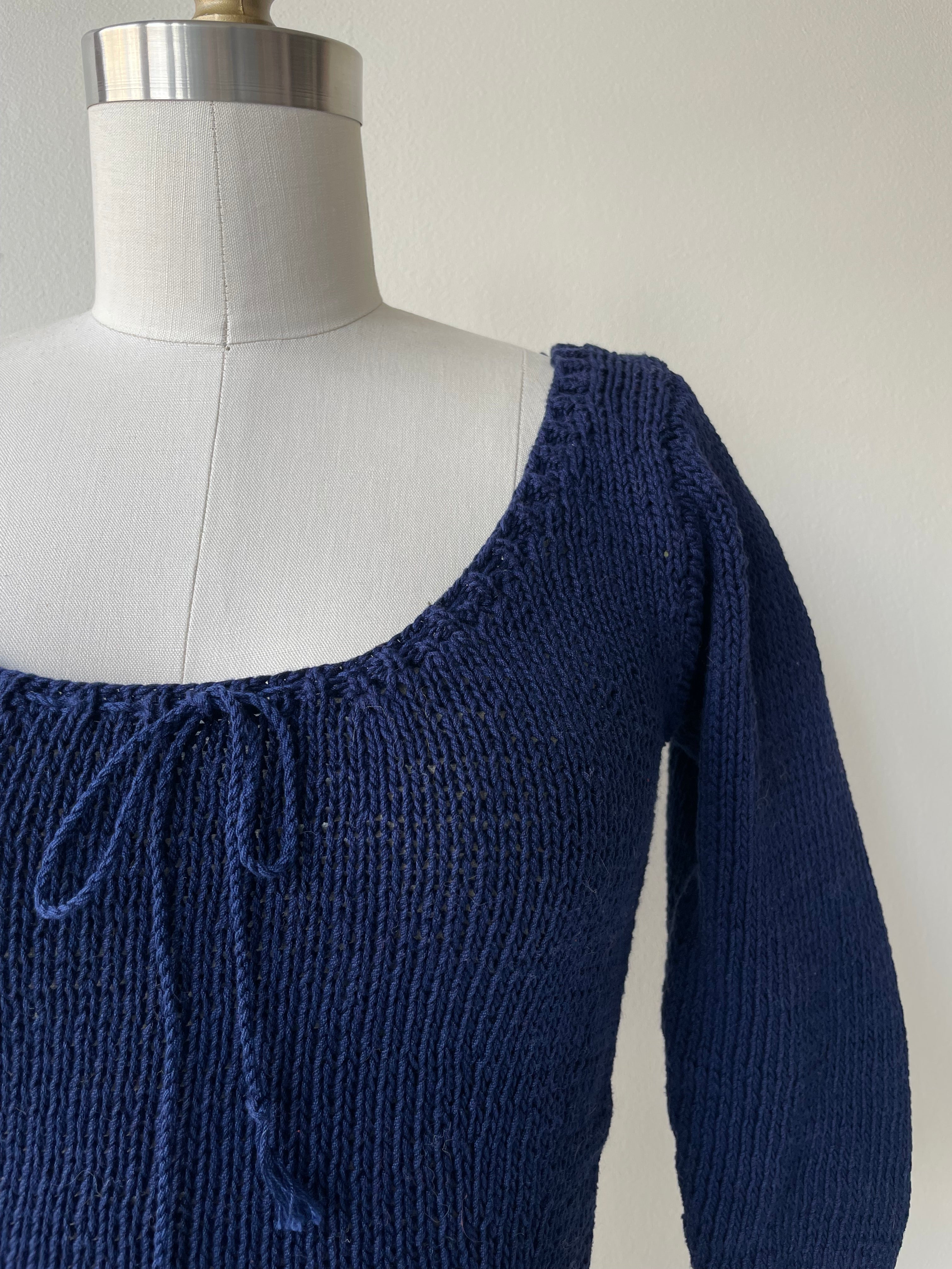 Vintage Perry Ellis Handknit Sweater