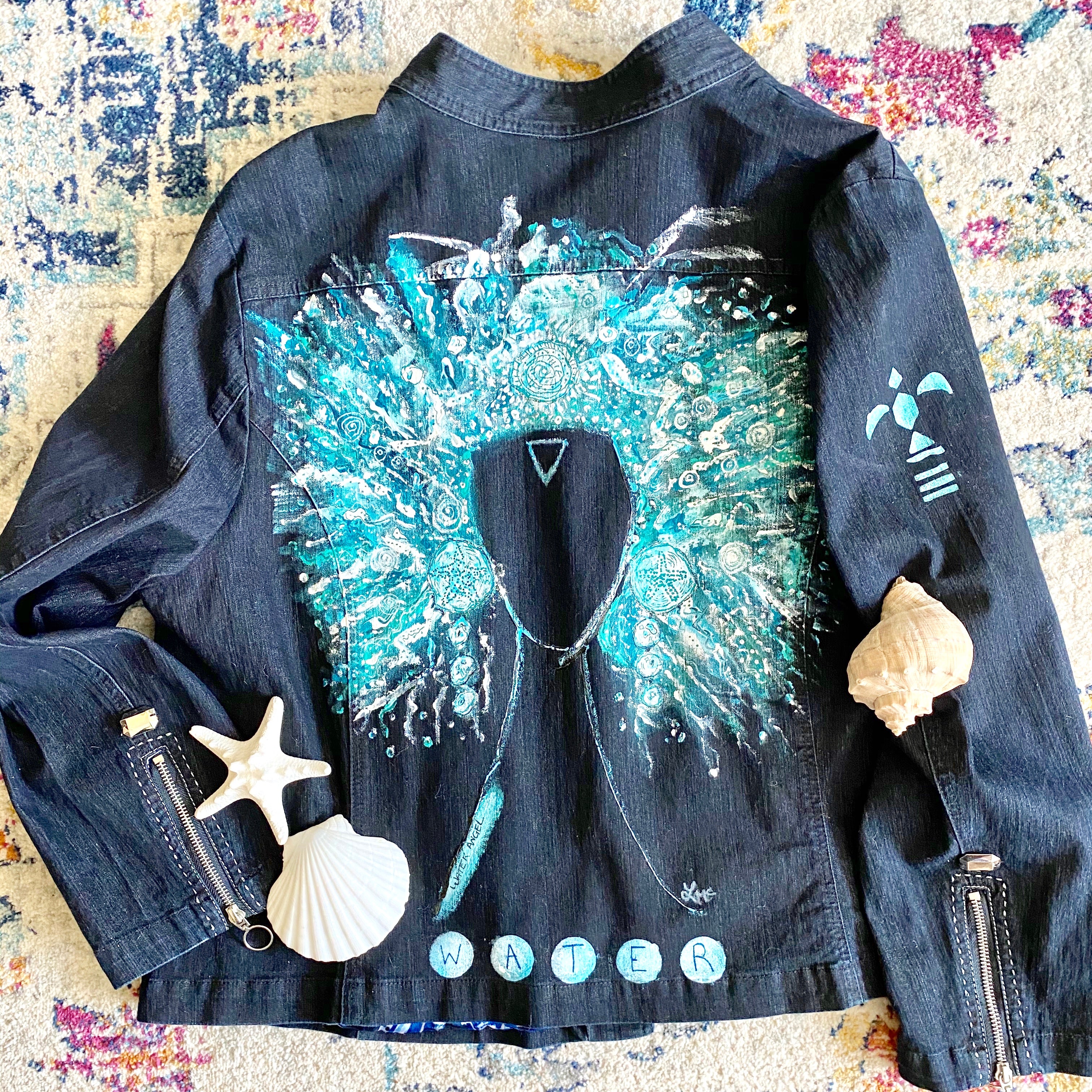 Water Angel Jean Jacket