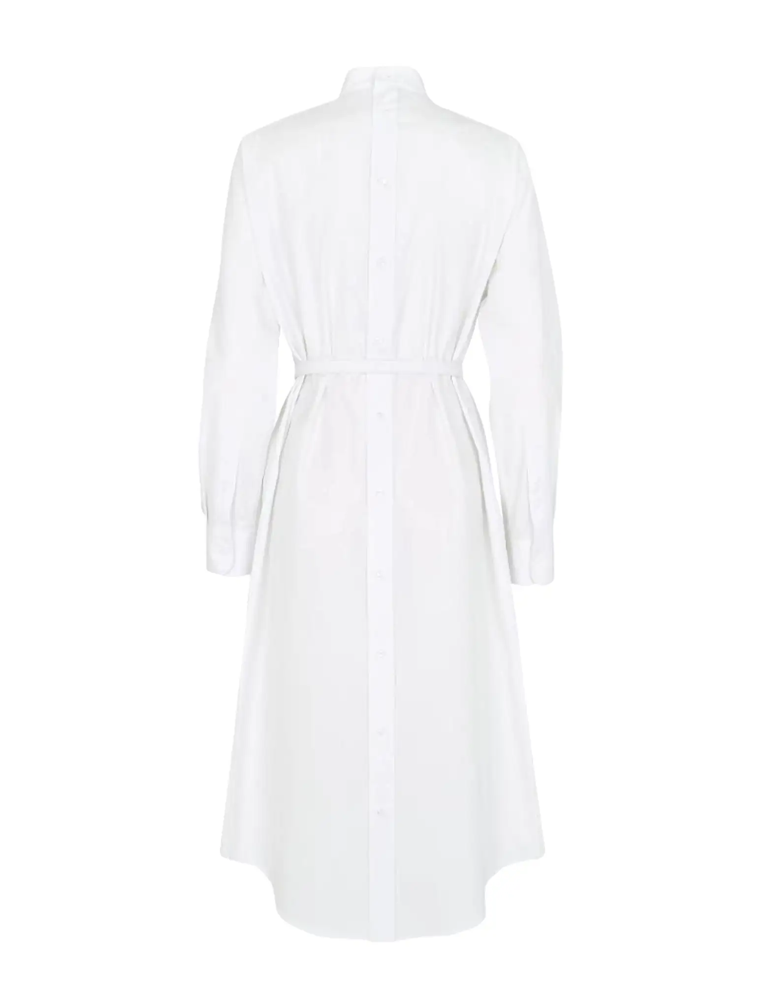 White poplin dress