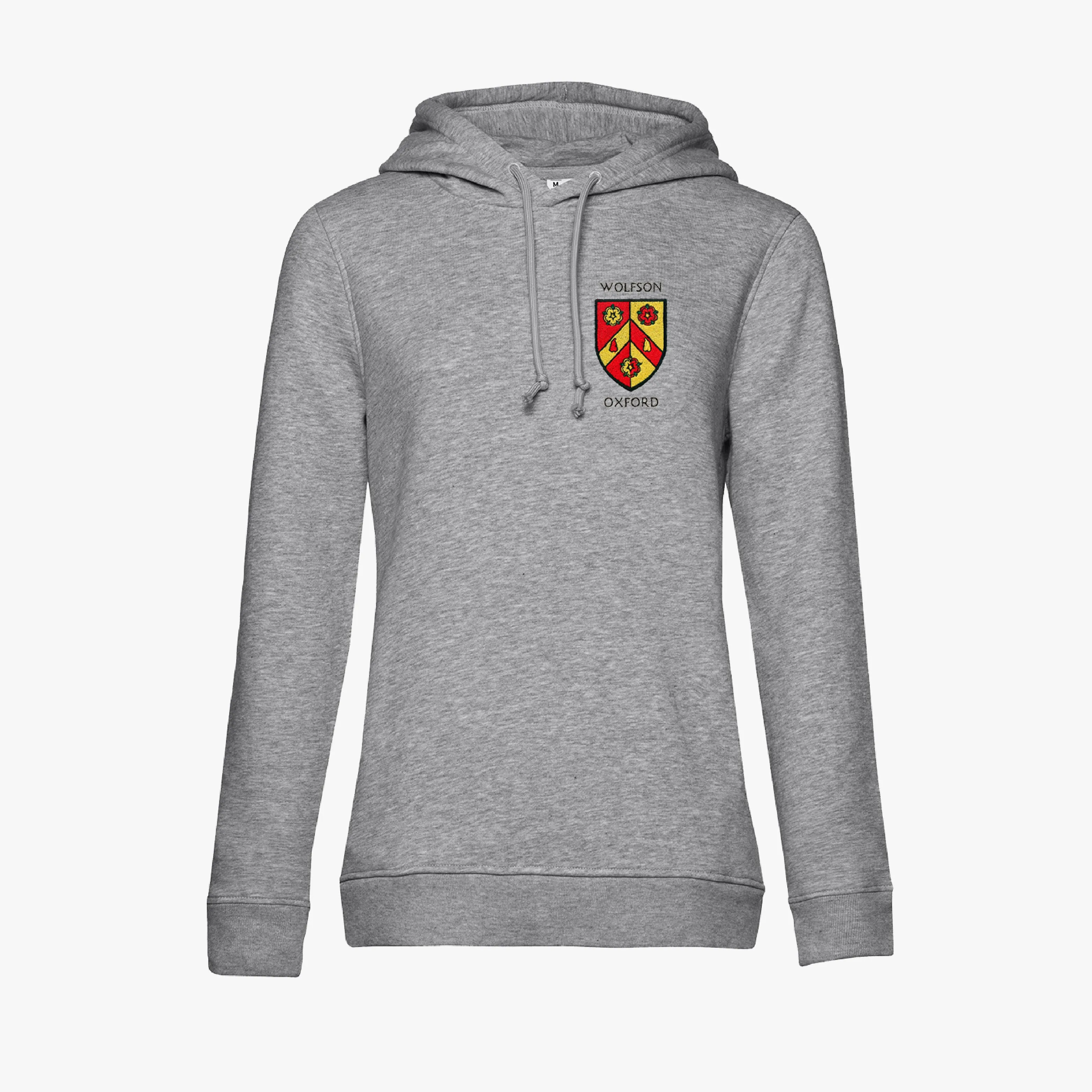 Wolfson College Ladies Organic Embroidered Hoodie