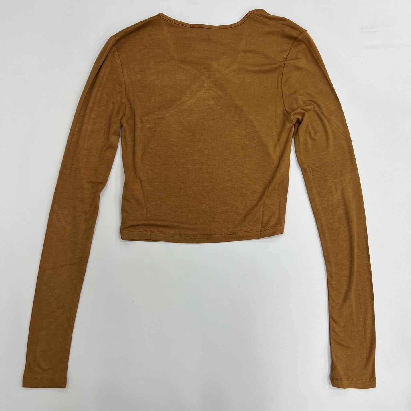 Women's Cutout Long Sleeve Crop Top