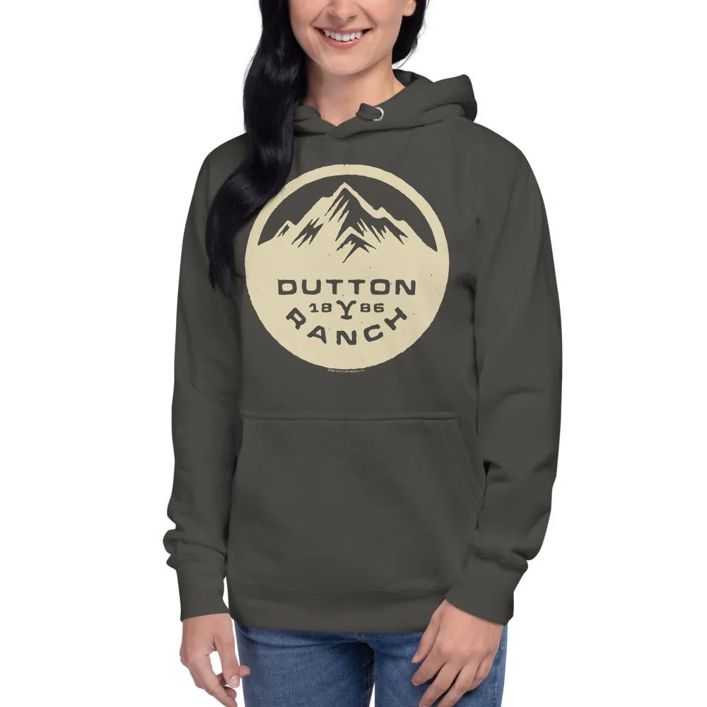 Yellowstone Dutton Ranch Mountain Range Unisex Hoodie