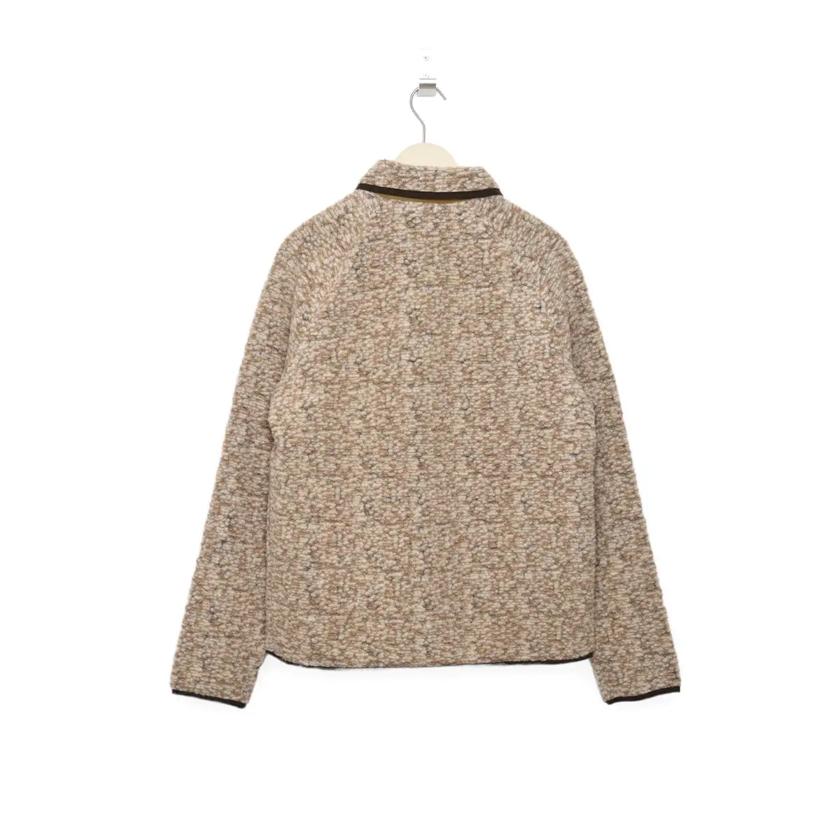 YMC Beach Wool Fleece Jacket beige marl