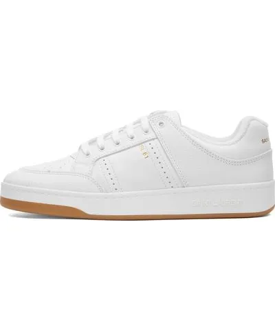 Yves Saint Laurent Men's SL-61 Low Sneaker White & Gum Sneakers